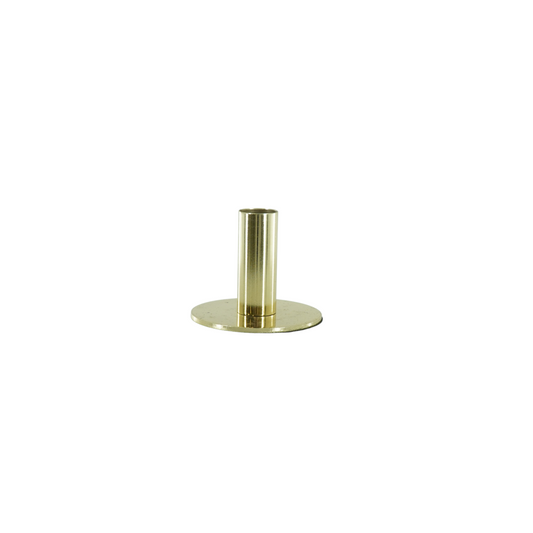 Kandelaar - metaal - goud - 8x8x6,5 cm
