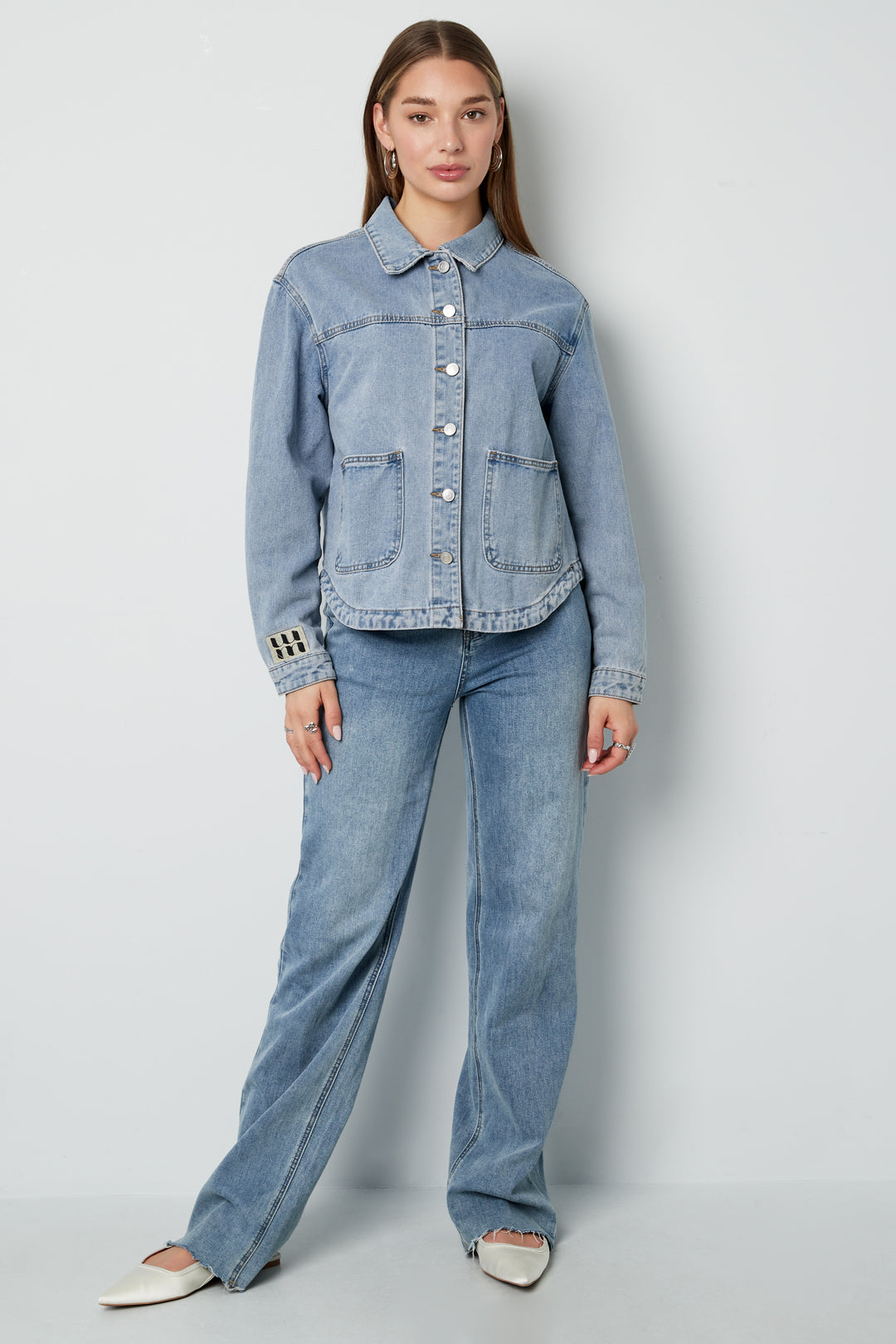 Denim Vrouwen Jas Classic Fit