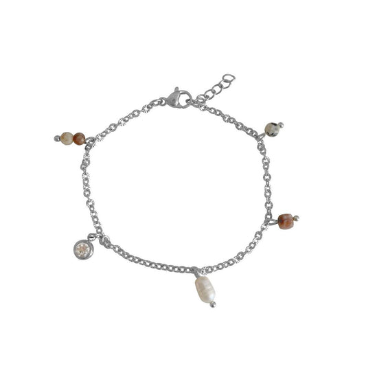 Bescherming Edelsteen Armband - Zilver