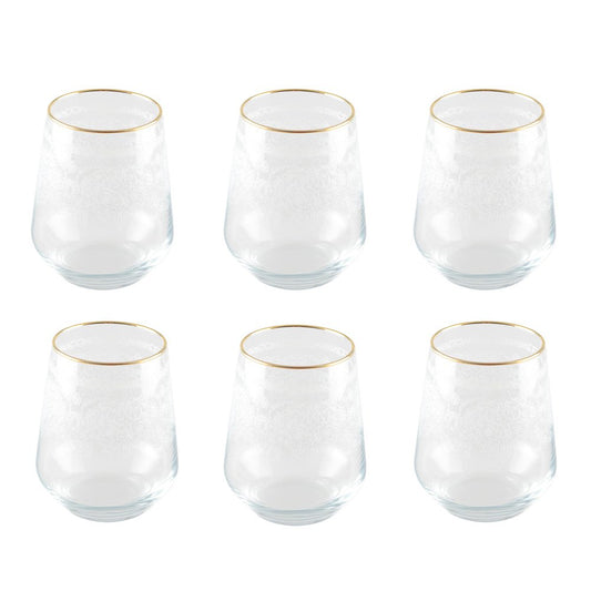 Arabische waterglazen - veel van 6