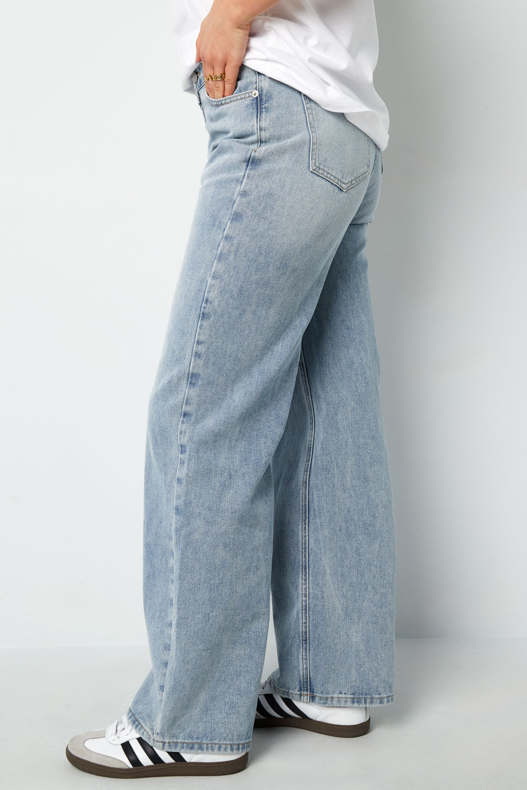 Rechte Jeans Casual Solide Kleur - Meerdere kleuren