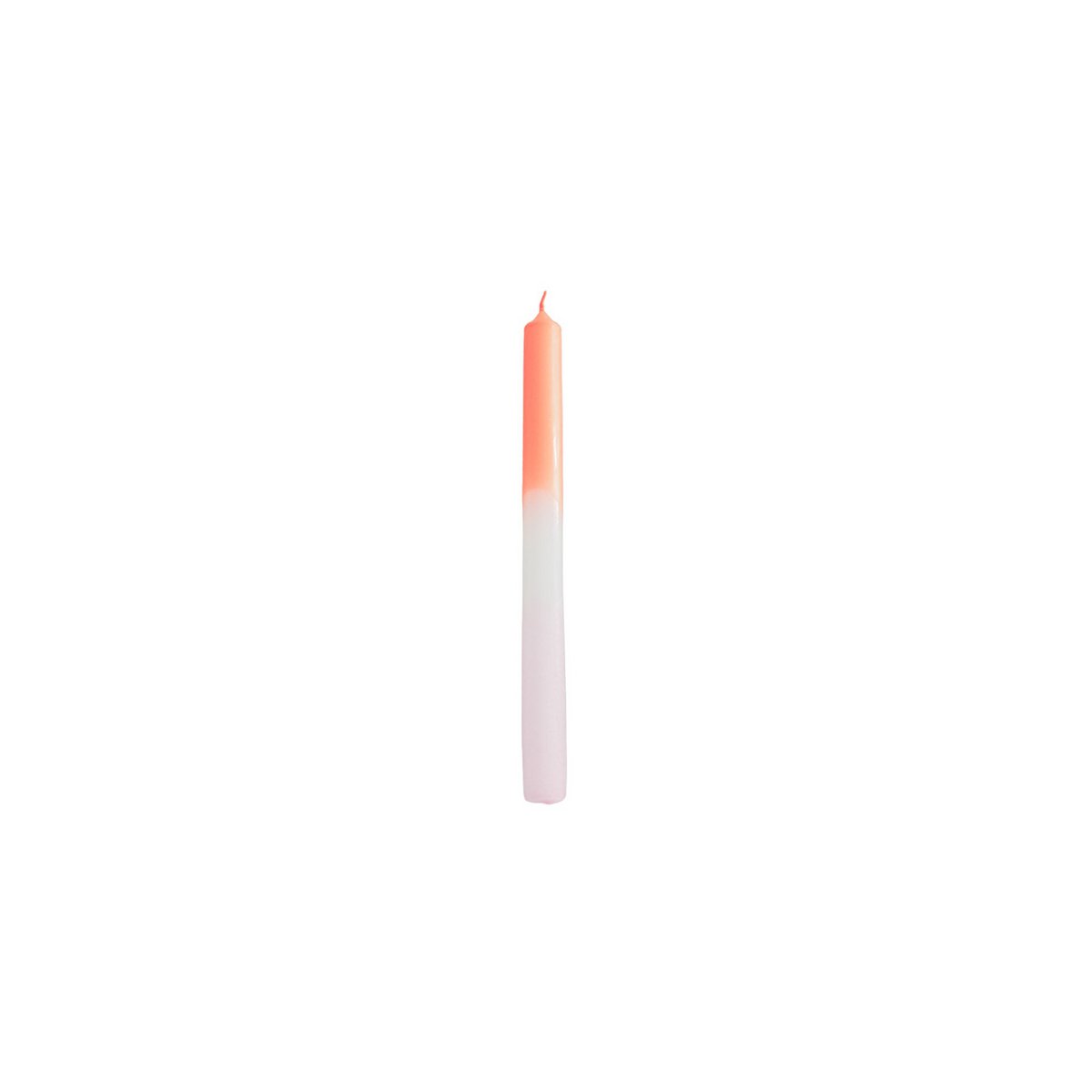 Kaarsen - neon oranje/wit/lichtroze (set van 4)