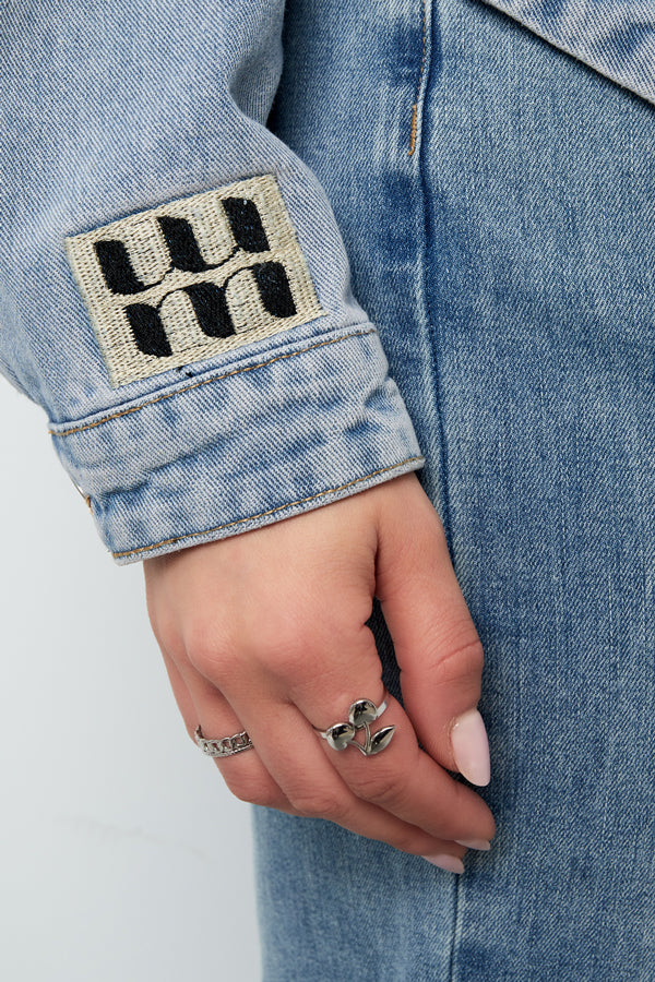 Denim Vrouwen Jas Classic Fit