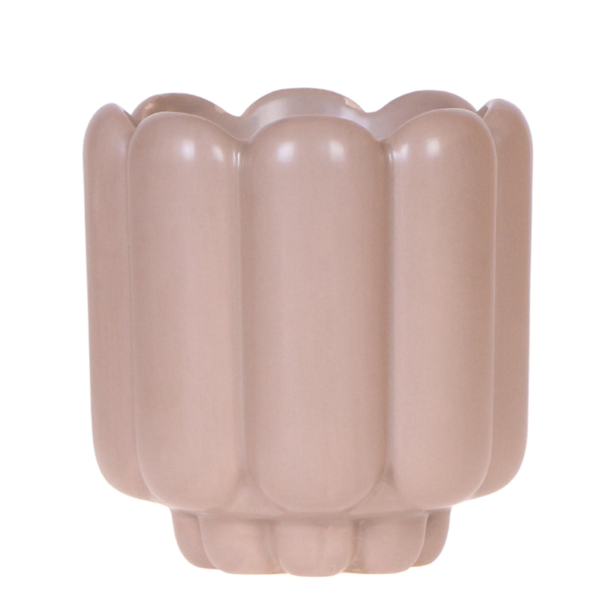 Retro sierpot - Sand - Ø9cm