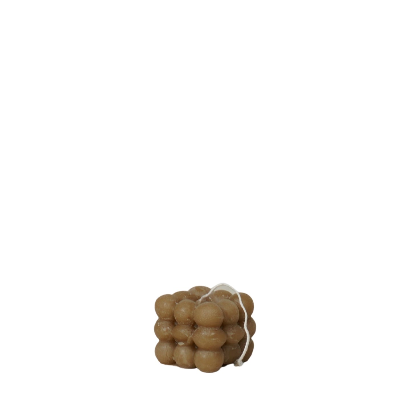Mini Kaars Bubbels 4cm - Taupe