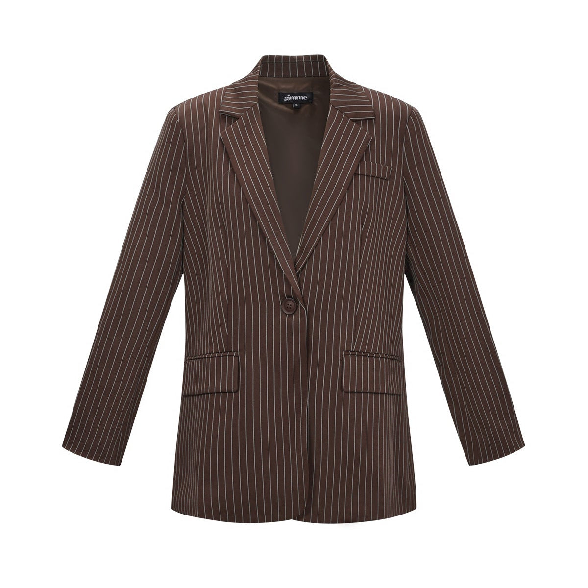 Woven Polyester Fiber Vrouwen Suit Set Elegant Stripes Fall/Winter