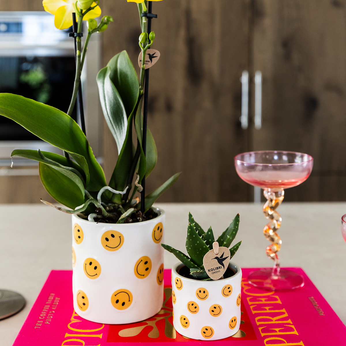 Smiley sierpot - Ø9cm en Ø6cm