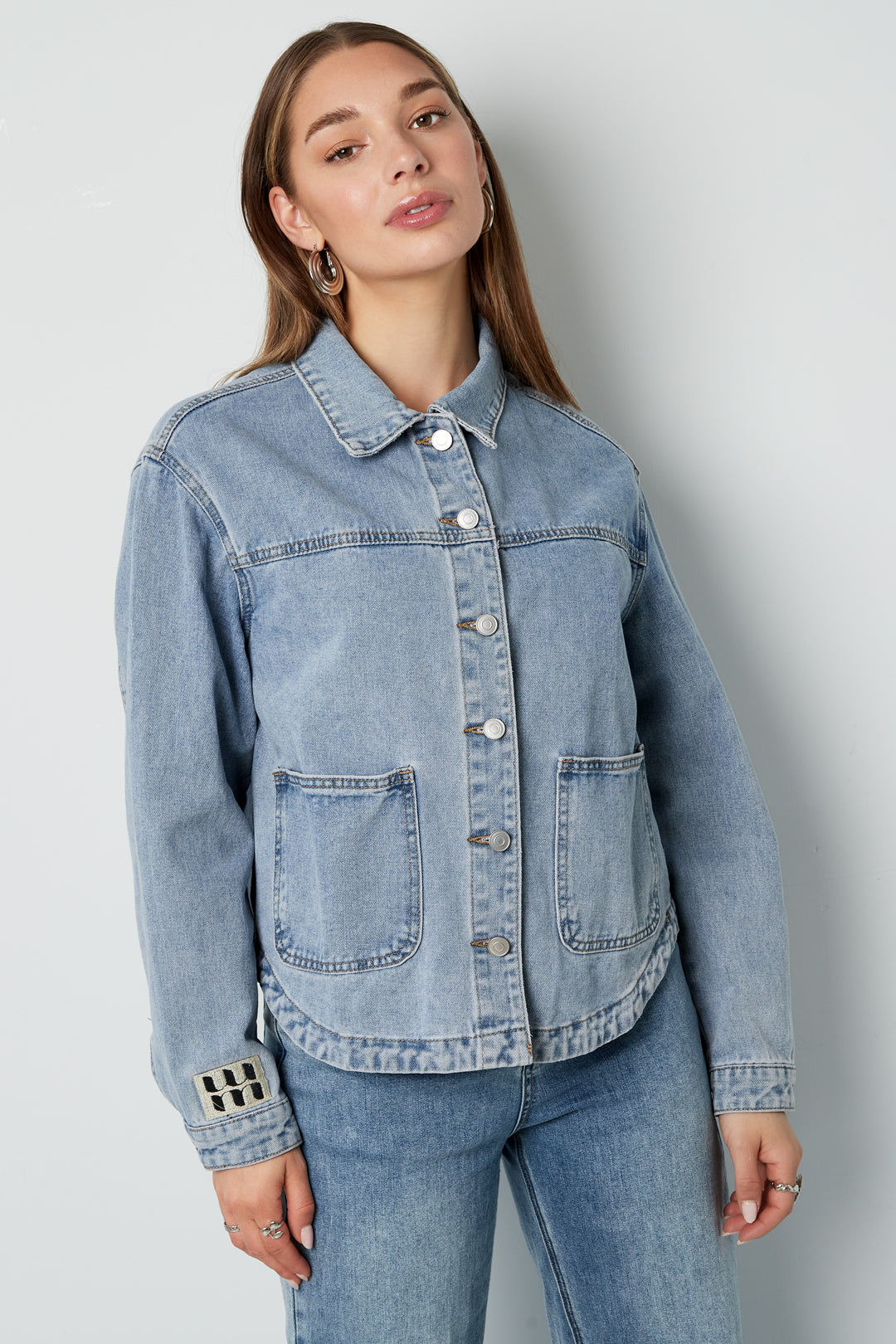 Denim Vrouwen Jas Classic Fit