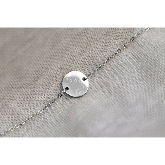 Armbandje Sterrenkindje Troostgeschenk - Zilver