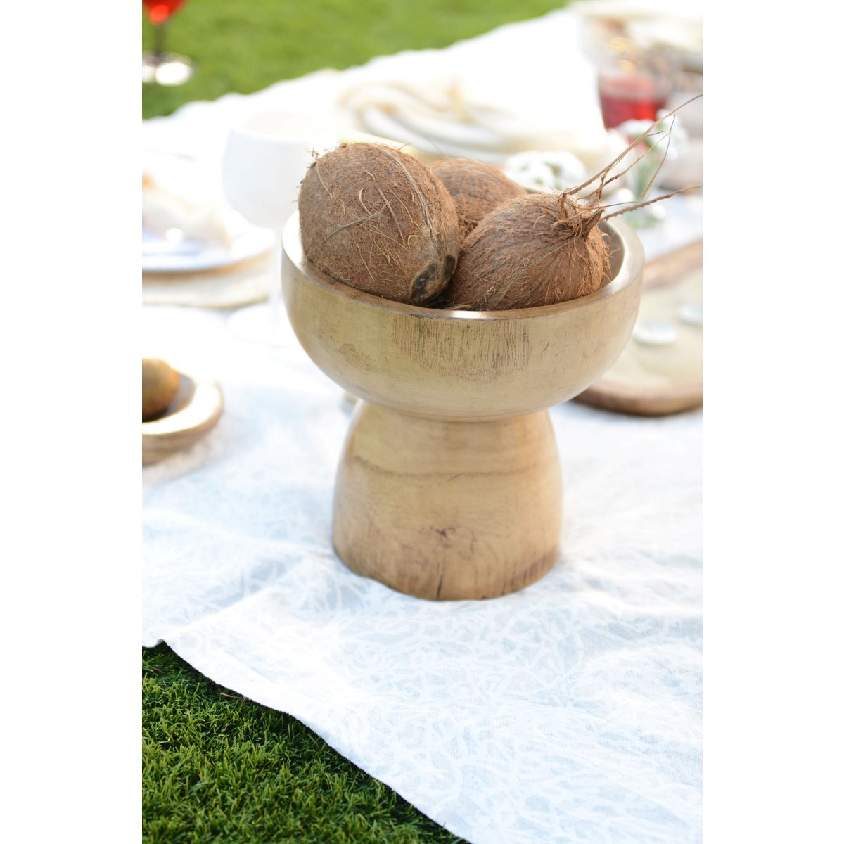 Houten decoratieve staander 24,5 cm