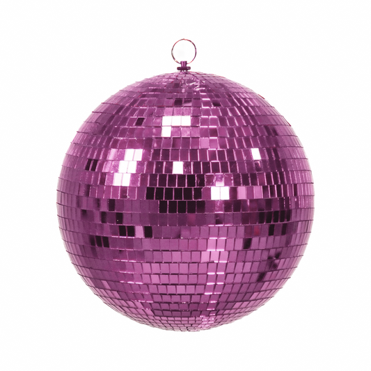 Kerstdecoratie - Kersthanger - Discobal - Foam - Roze - 25x25x25cm