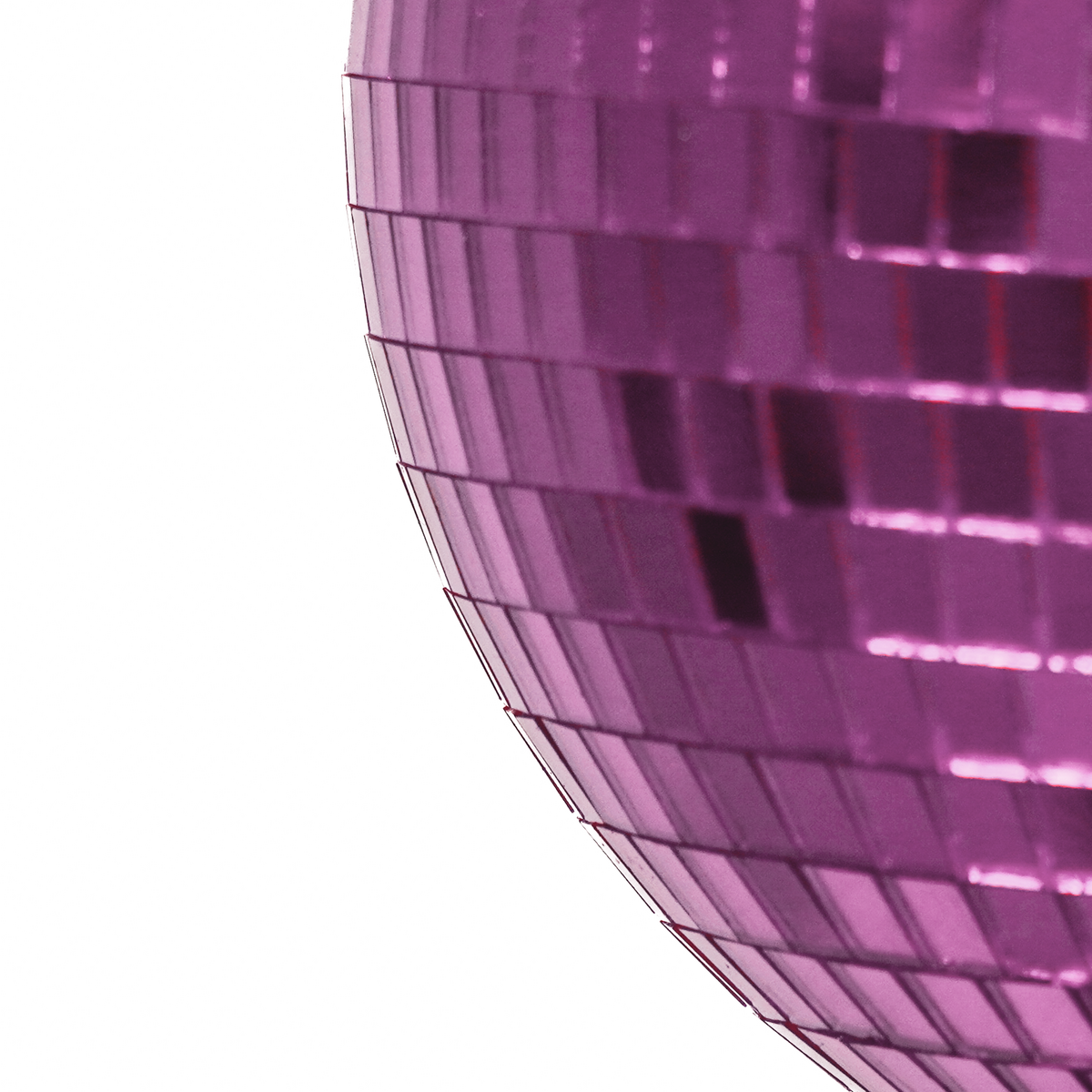 Kerstdecoratie - Kersthanger - Discobal - Foam - Roze - 20x20x20cm