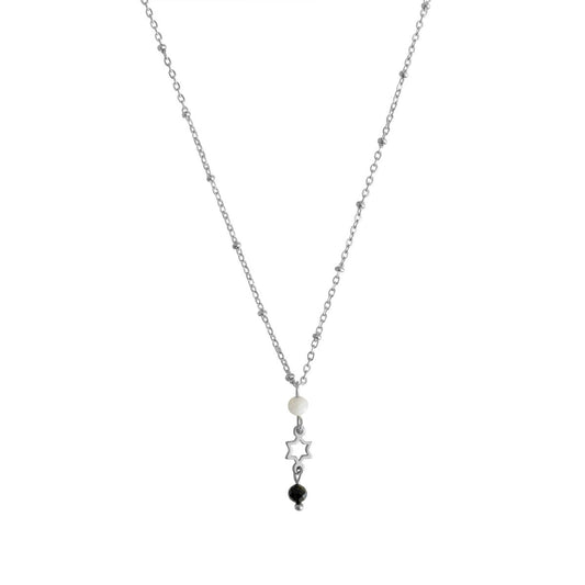 Ster Hanger Ketting - Zilver
