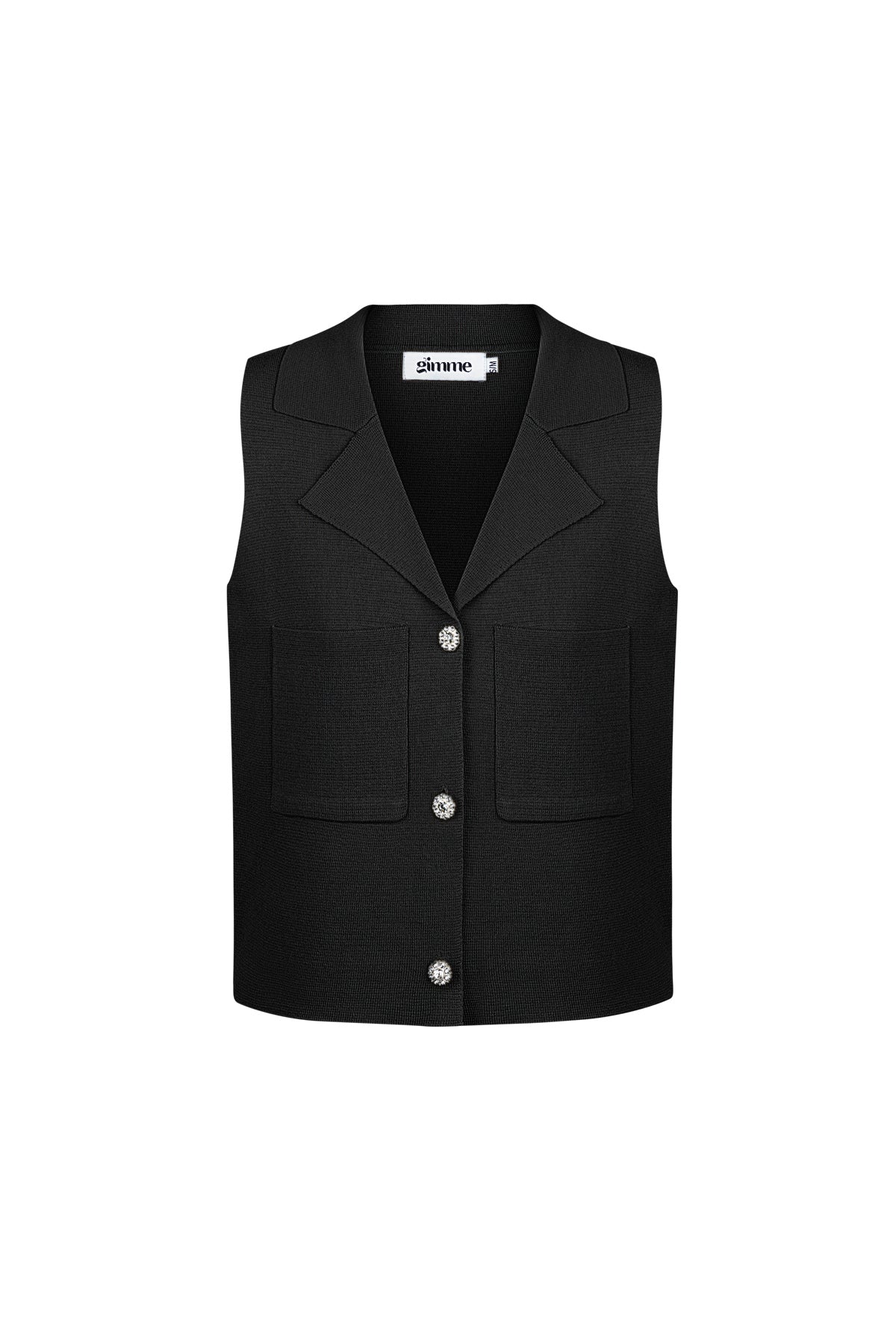 Mmouwloze top V-hals knoopvoorkant - Meerdere kleuren