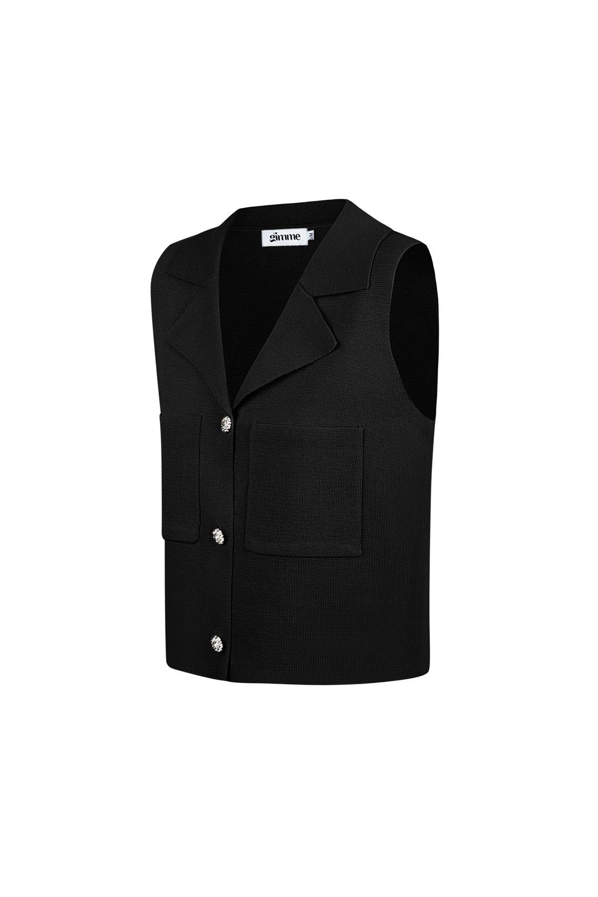 Mmouwloze top V-hals knoopvoorkant - Meerdere kleuren