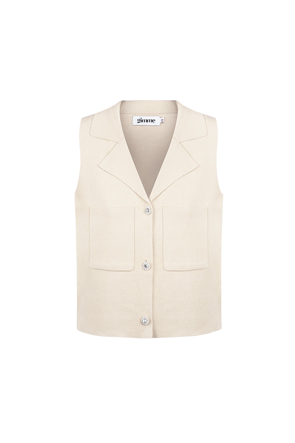 Mmouwloze top V-hals knoopvoorkant - Meerdere kleuren