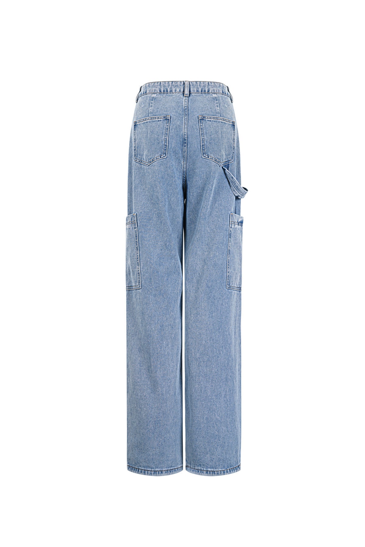Rechte Jeans Casual Effen Kleur