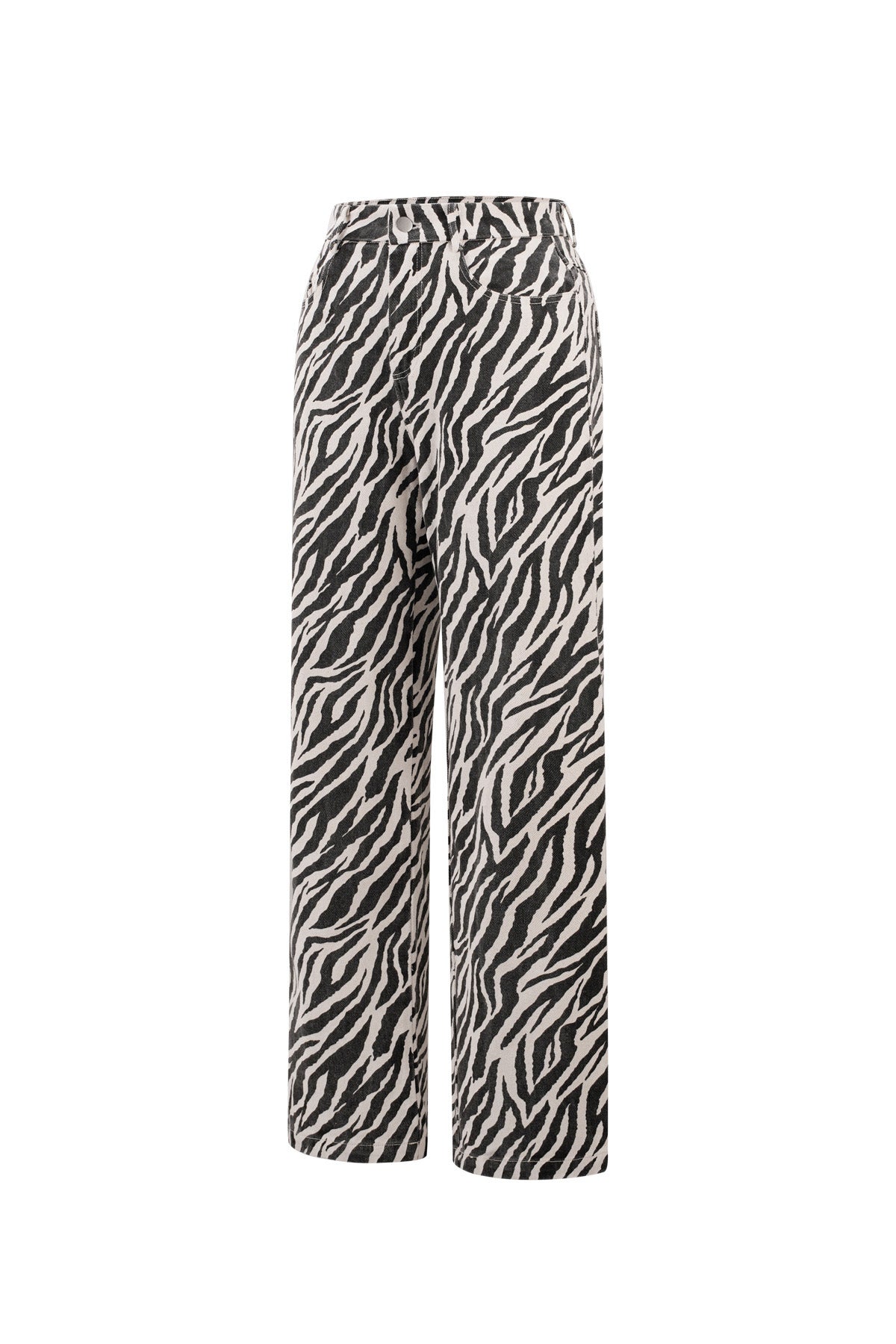 Rechte Broek Casual Zebra Strepen