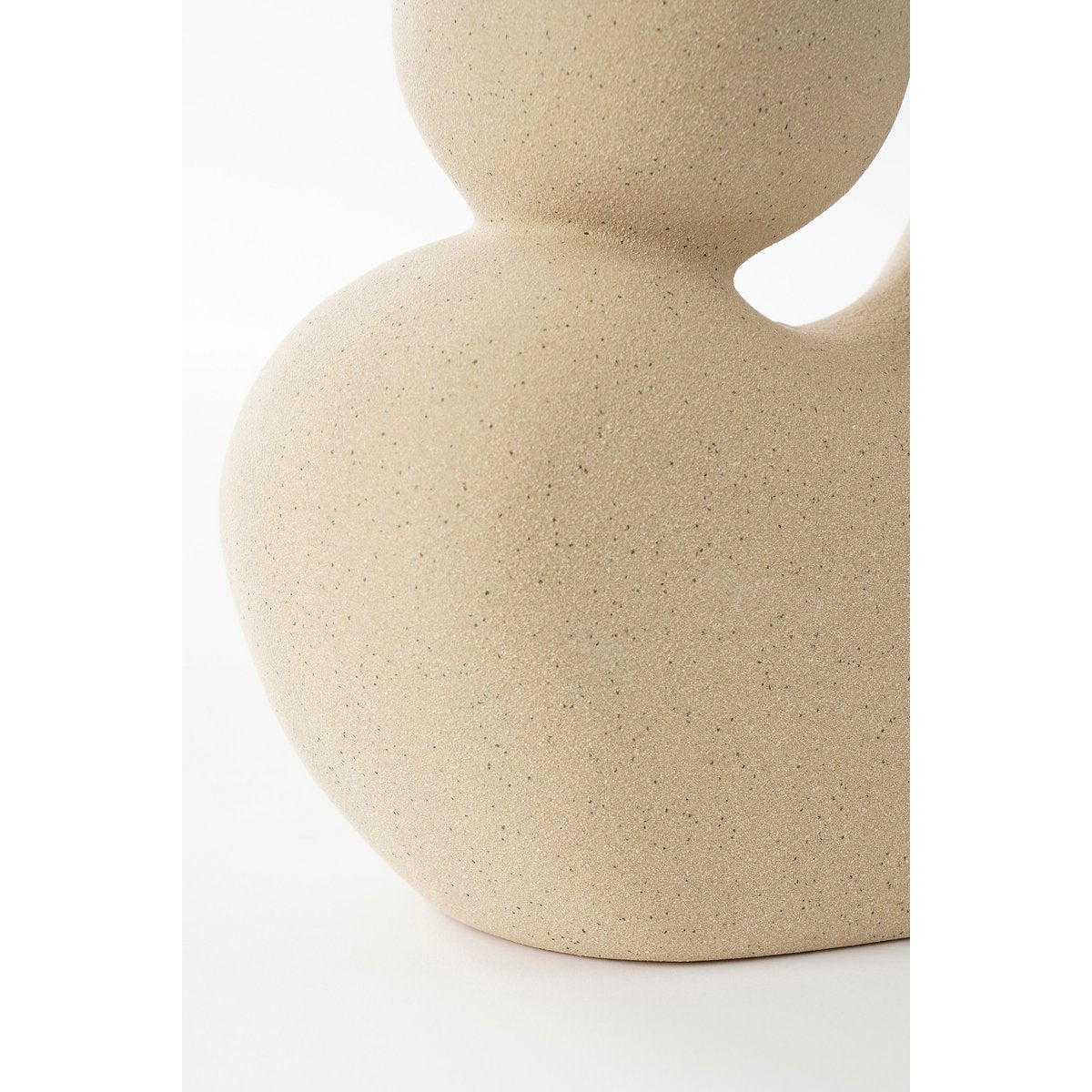 Home Woondecoratie - L21 x B9 x H20 cm - Keramiek - Beige