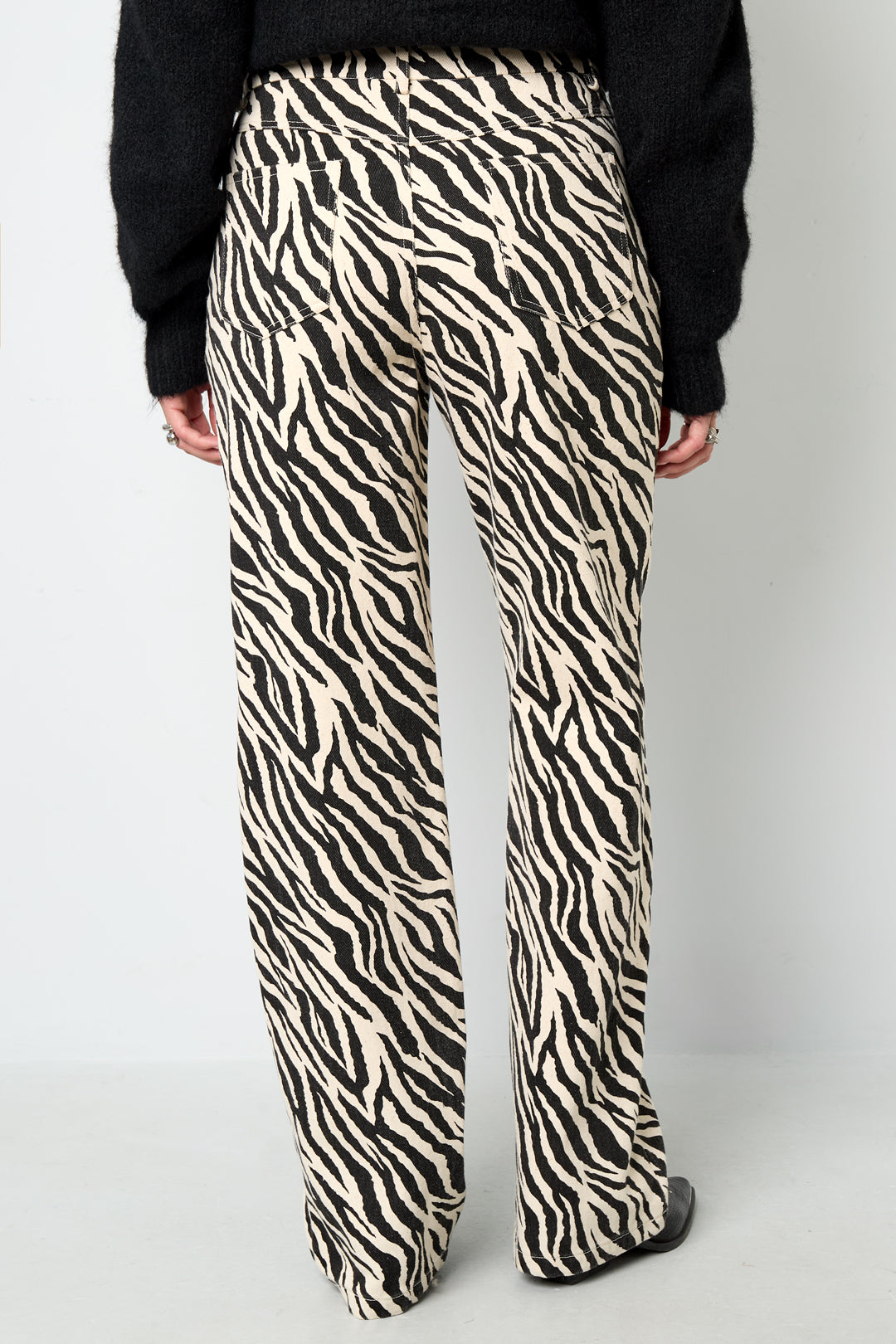 Rechte Broek Casual Zebra Strepen