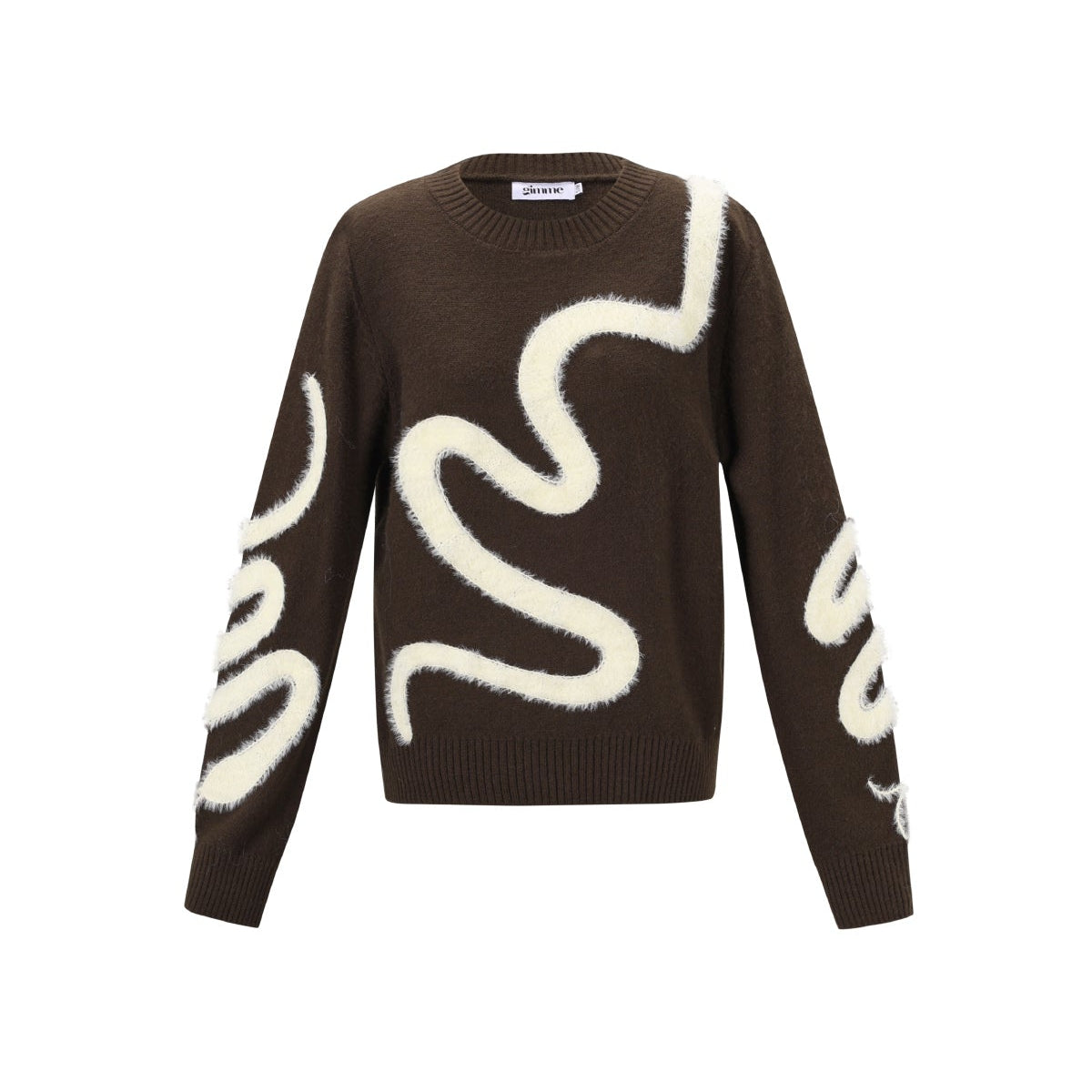 Gebreide Polyestervezel Vrouwen Truien Casual Kleurcontrast