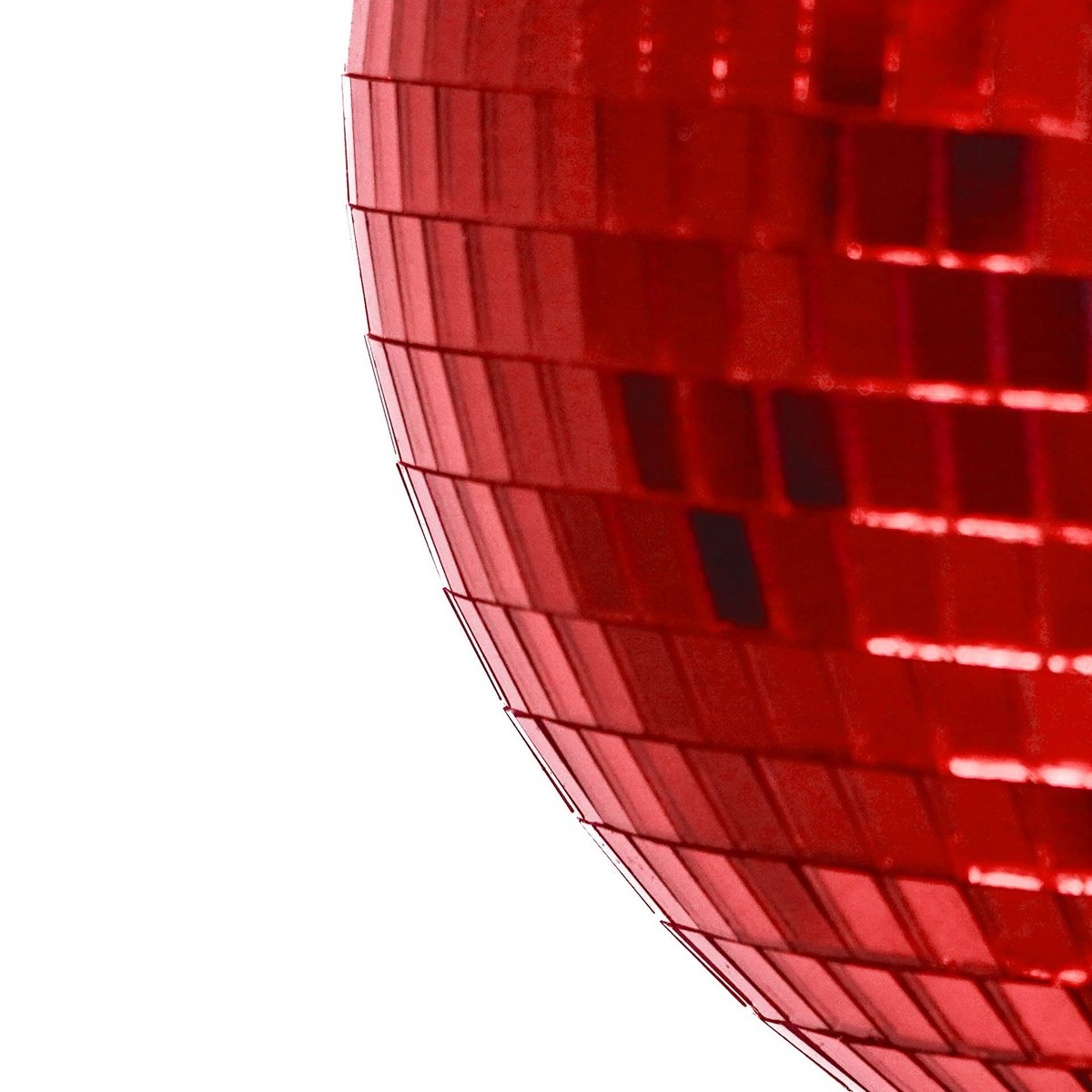 Kersthanger - Discobal - Schuim - Rood - 25cm