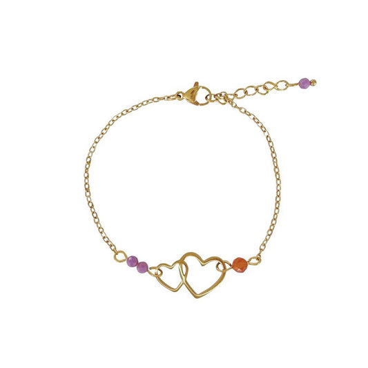 Liefdevol & Moedig Armbandje - Goud