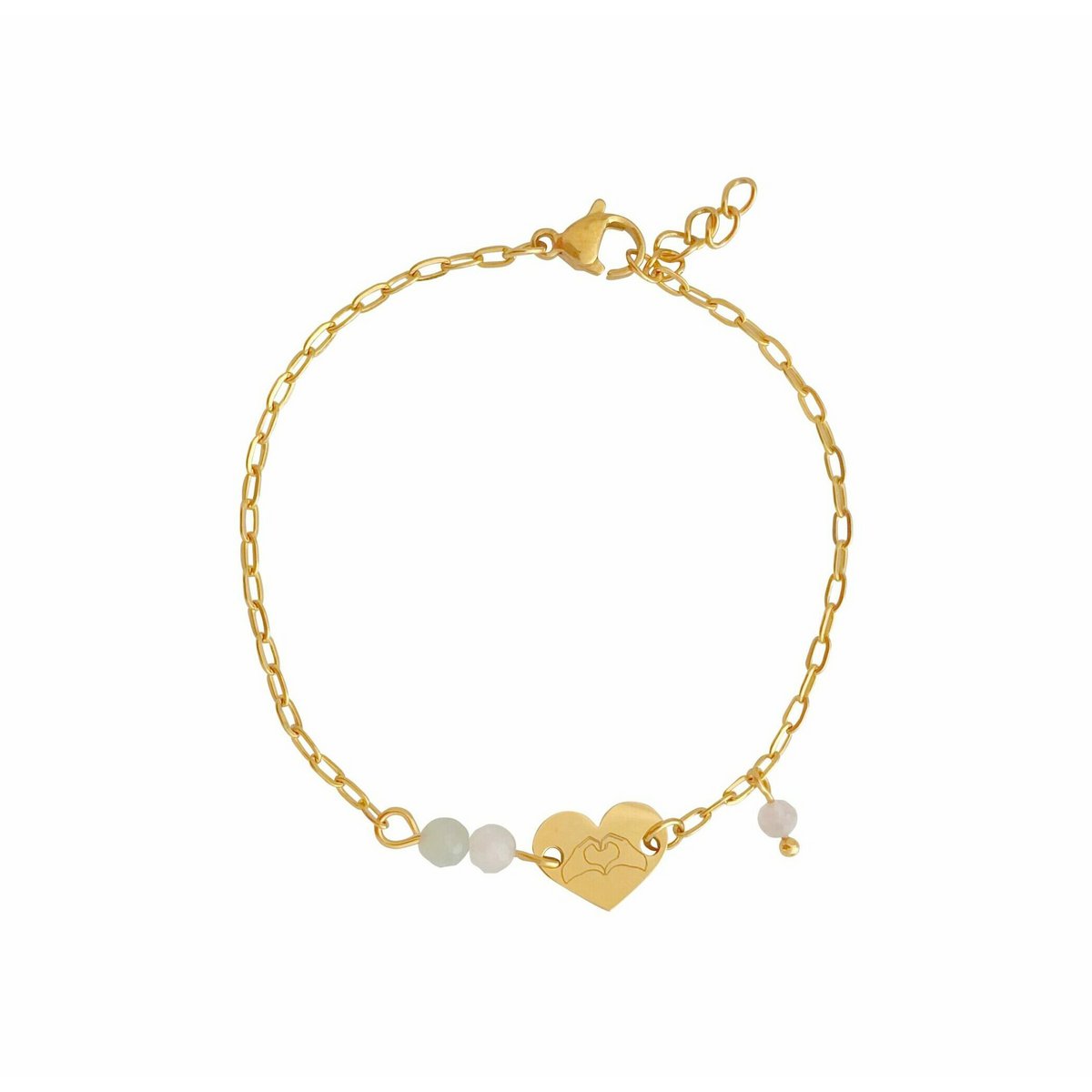 Armbandje Liefde & Support - Goud