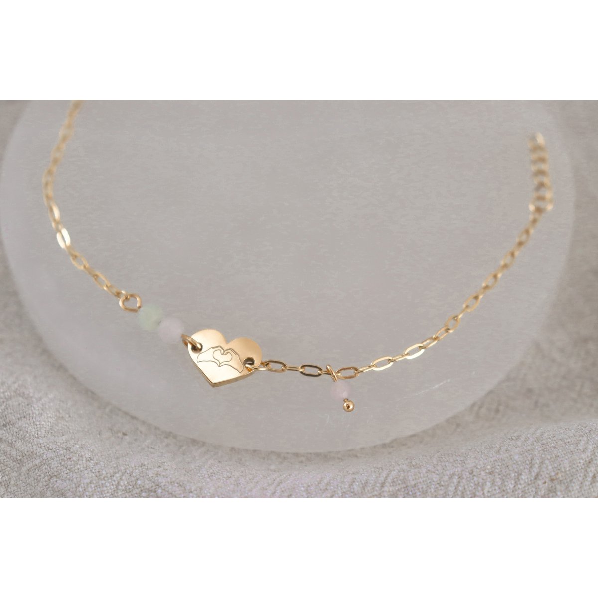 Armbandje Liefde & Support - Goud