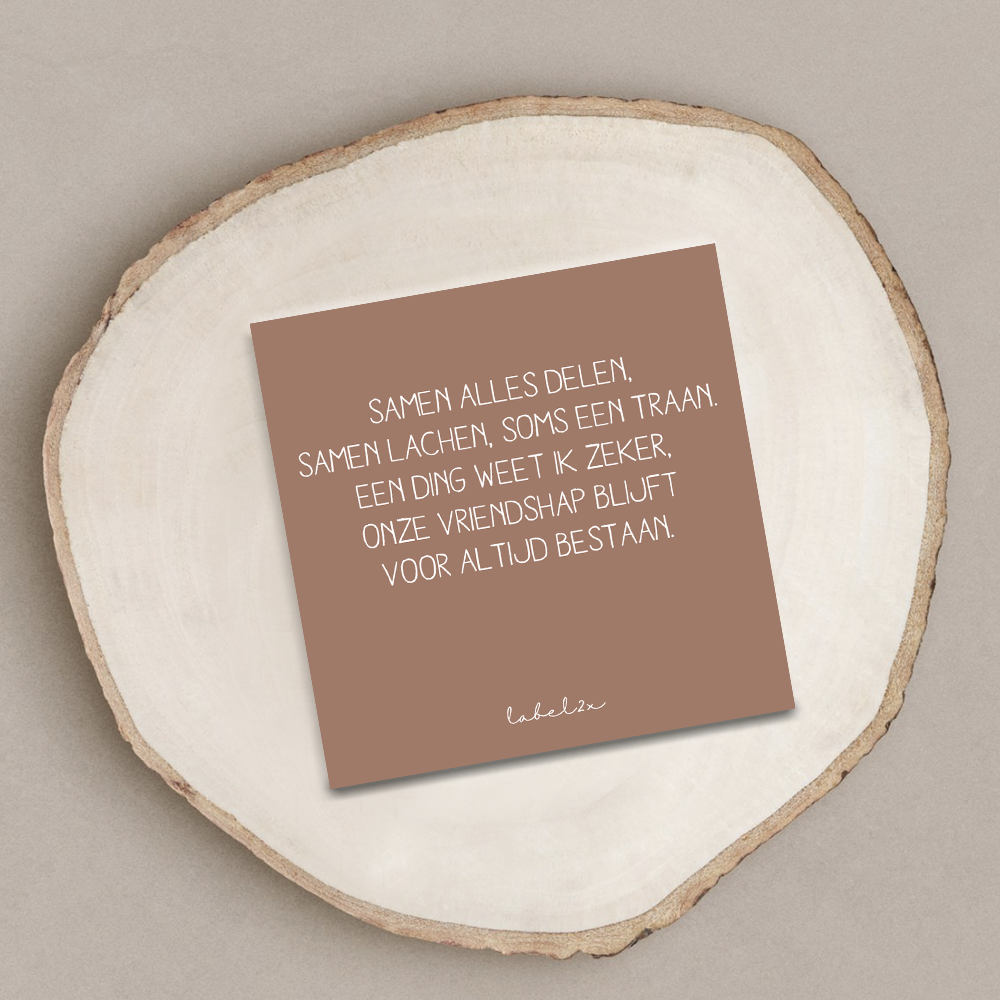 Minigift samen alles delen