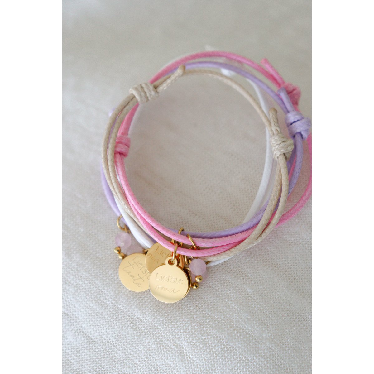 Liefste Tante Armbandje - Kies Kleur - Goud