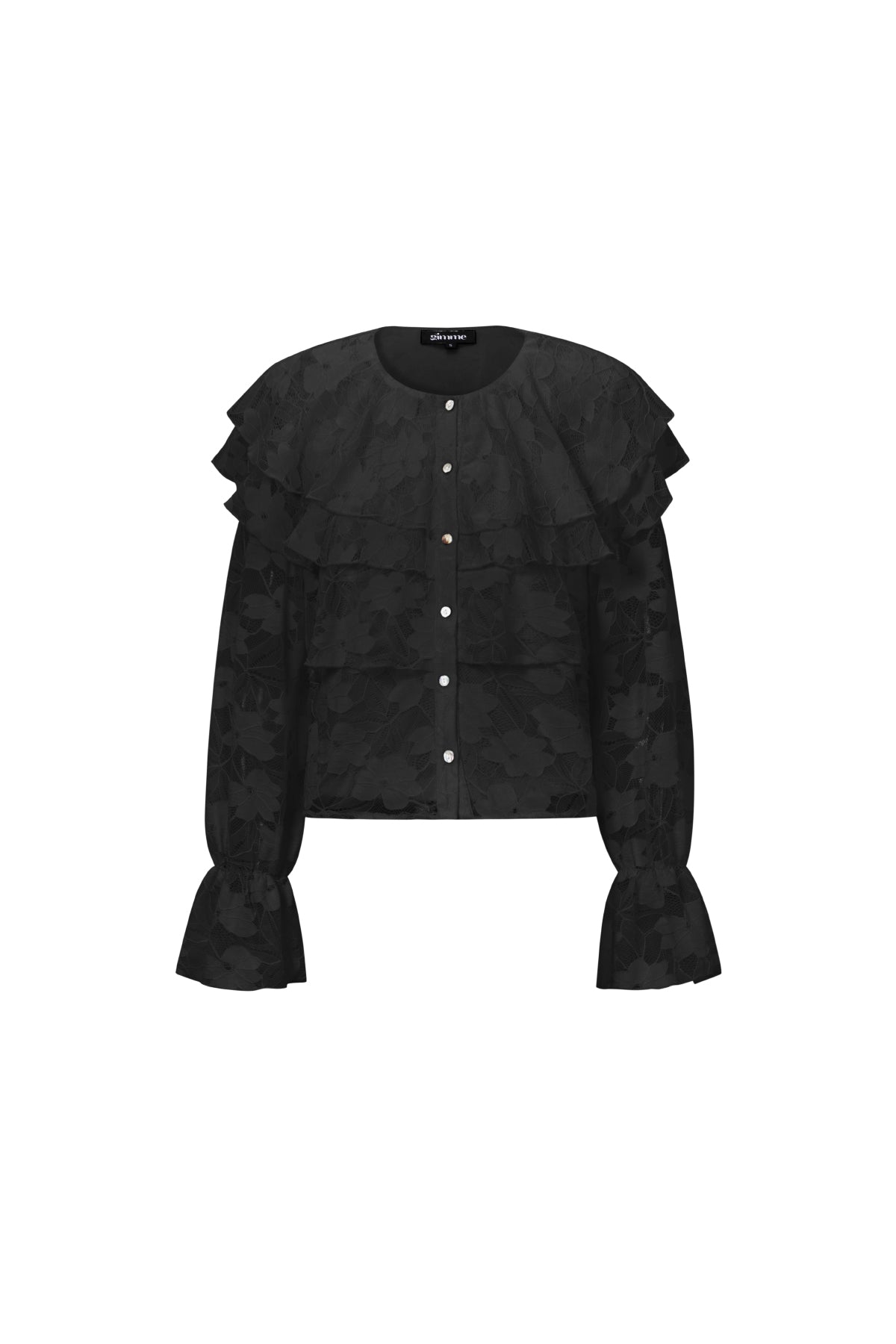 Overhemd Elegante Bloemenprint Kantenpaneel - Meerdere kleuren