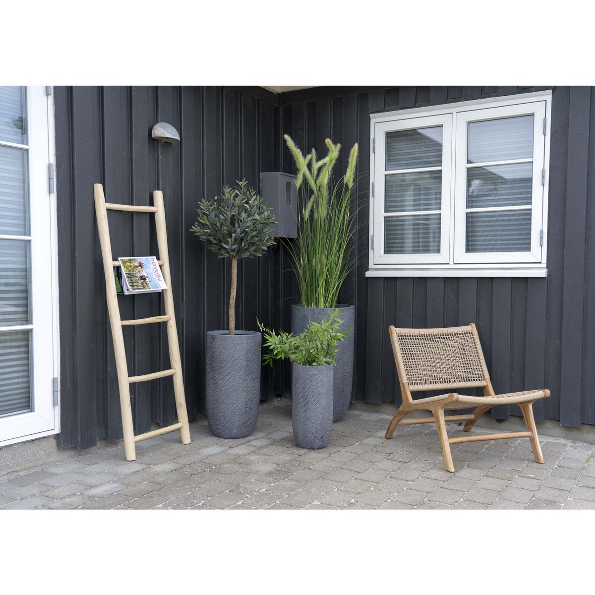 Ladder - Natuurlijk, Teak, 50x150cm