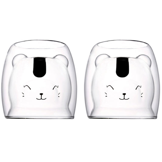 SET 2 DUBBELE WANDKOPJES 250ML