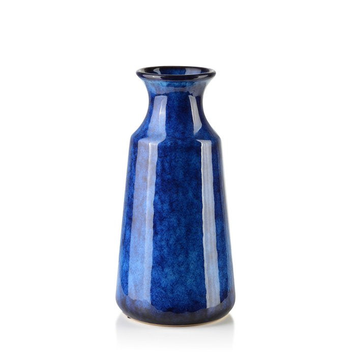 Diepblauw Design vaas - 32cm
