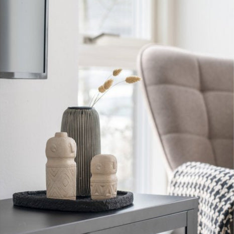 Decoratieve Beeldjes – Cement, Beige (2 opties)