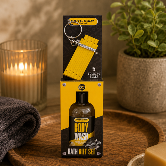 Herenset BATH TOOLKIT incl sleutelhanger