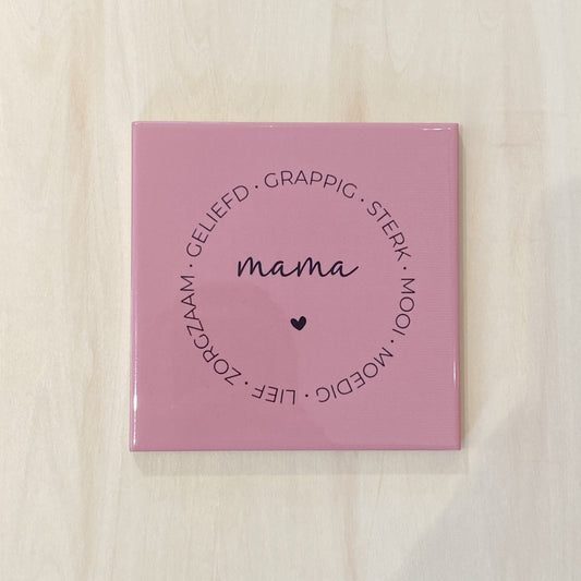 Handgemaakte tegel – mama