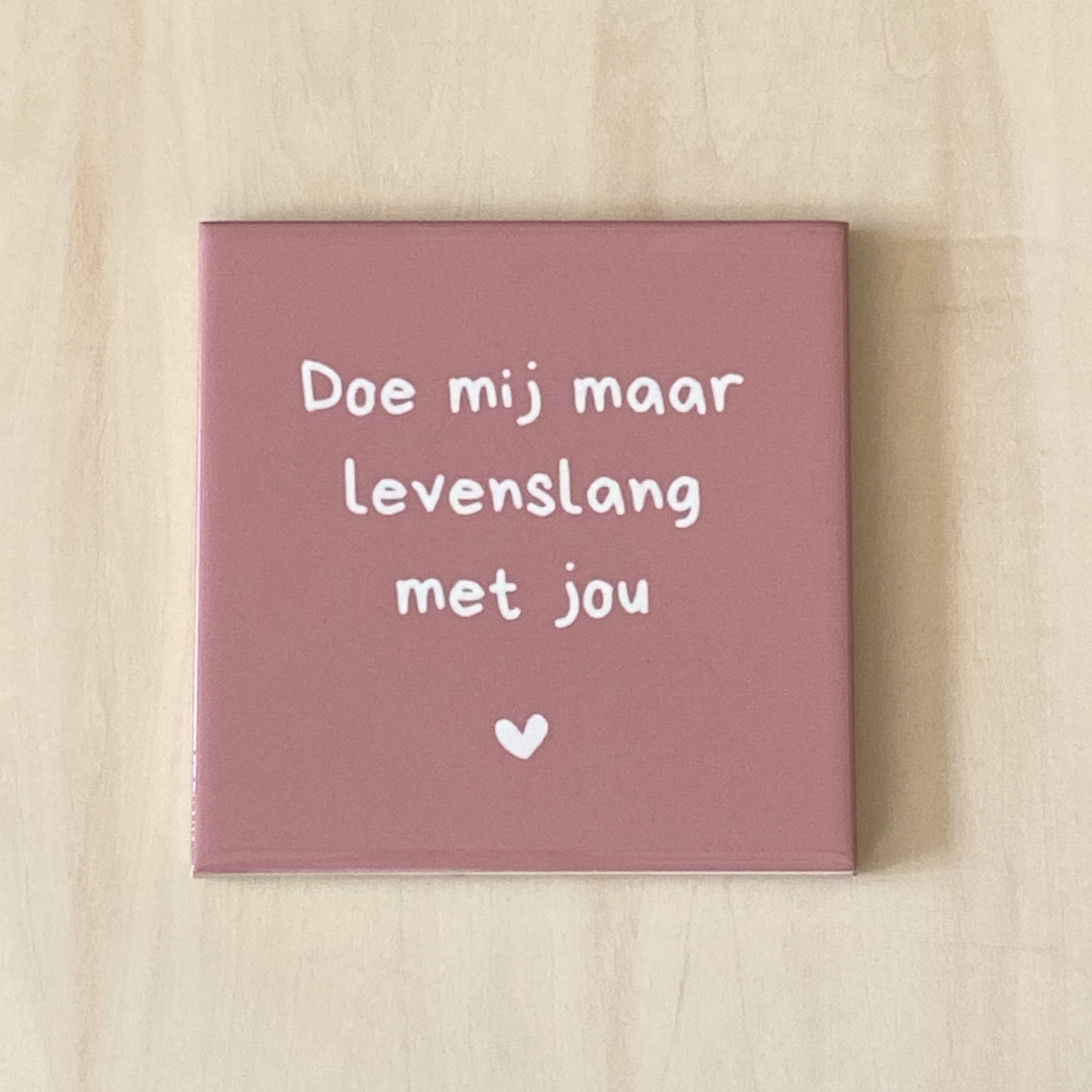 Handgemaakte tegel – levenslang
