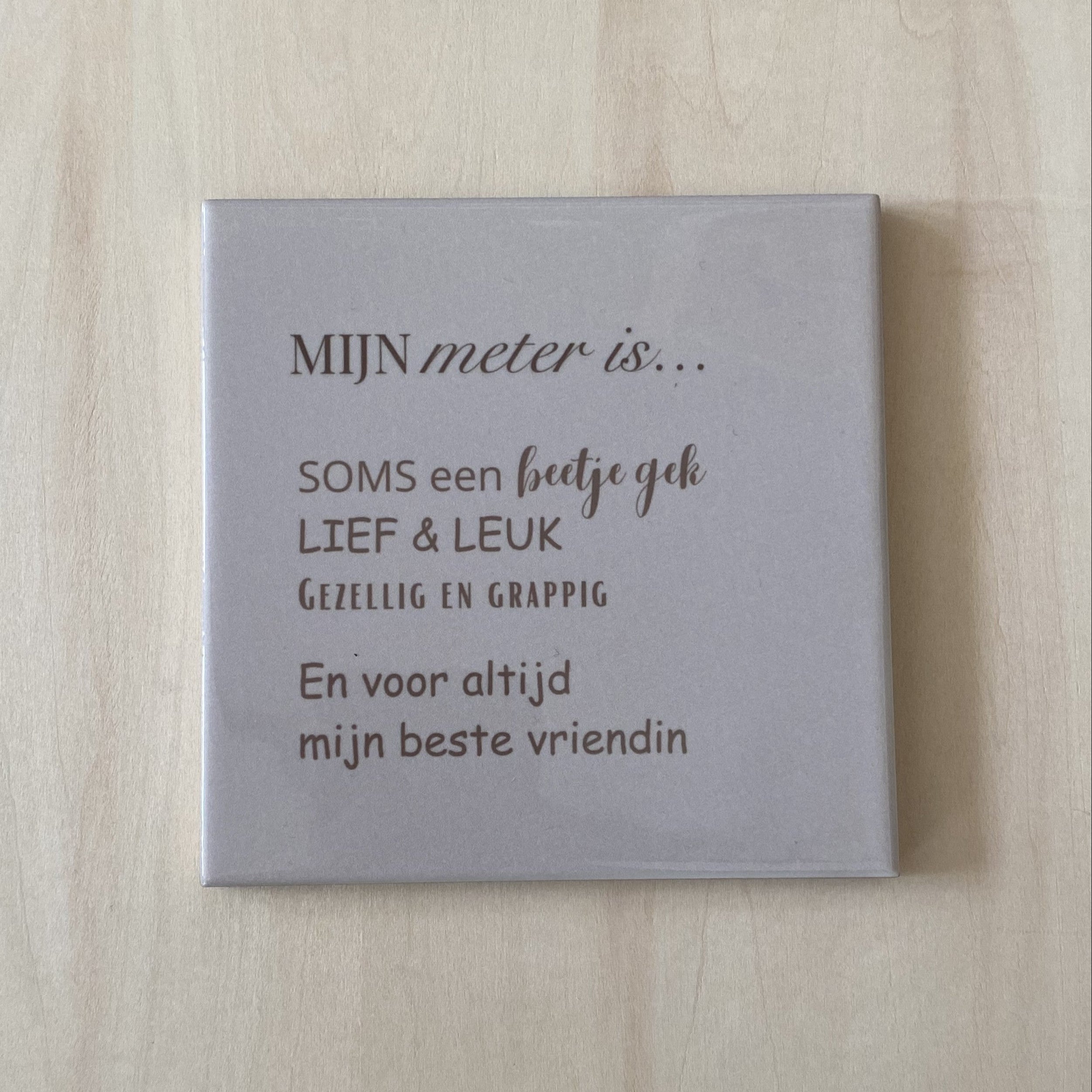 Handgemaakte tegel – Meter