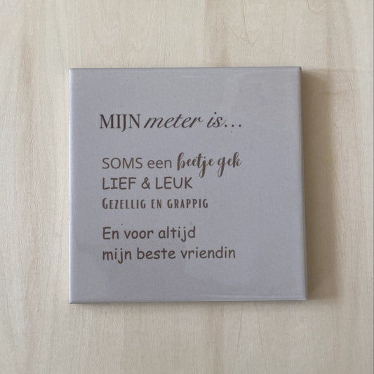 Handgemaakte tegel – Meter