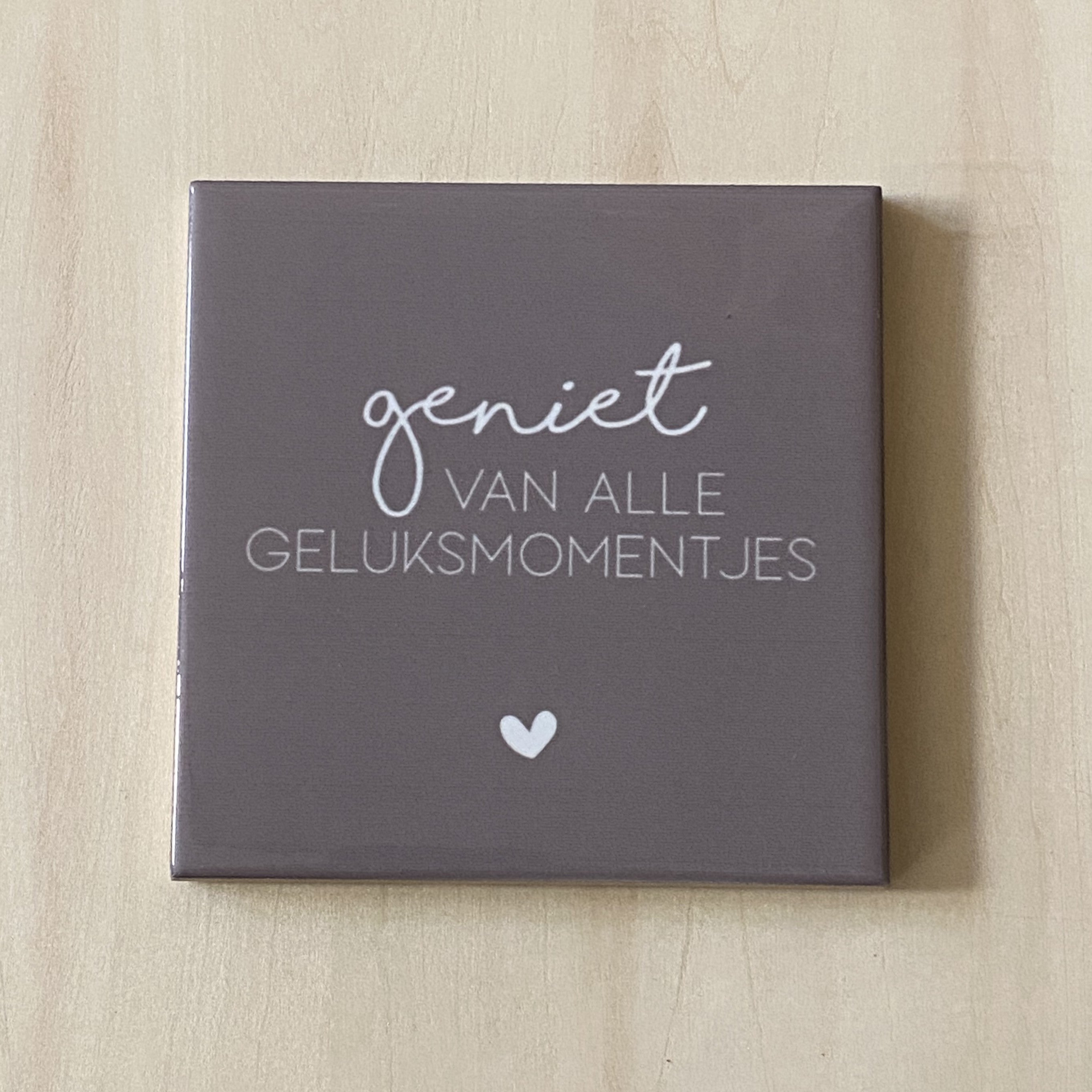 Handgemaakte tegel – Geniet