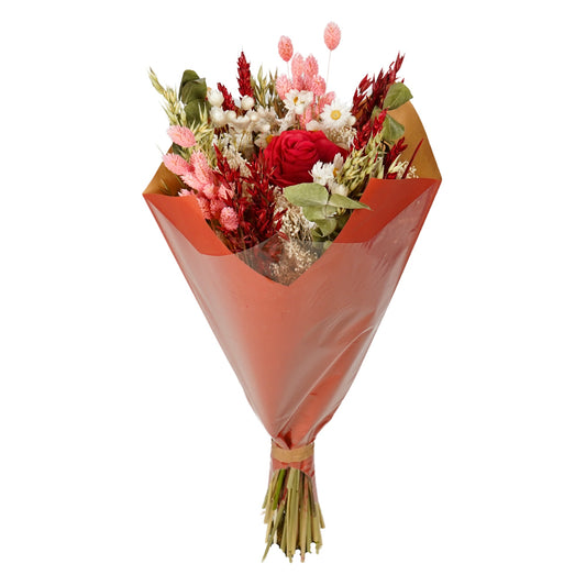 🌹 Boeket “Romantic Red” - met kunstmatige rode roos