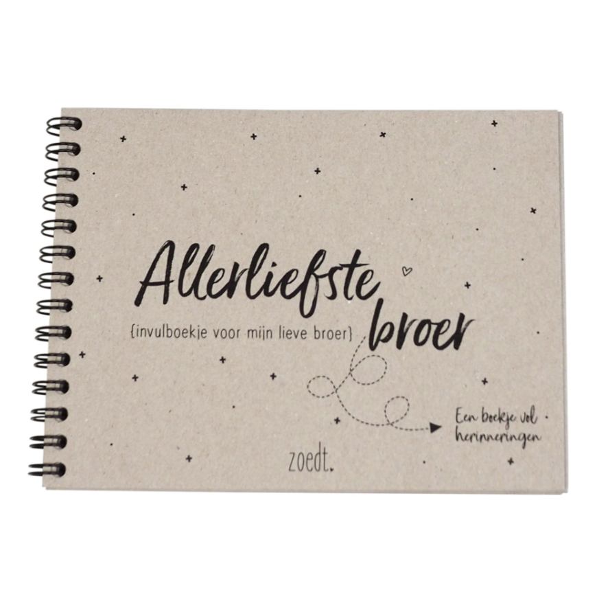 Allerliefste broer - invulboekje voor de liefste broer