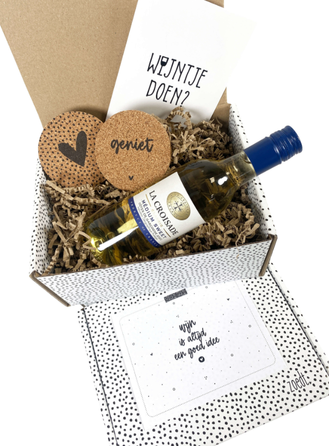 Cadeaupakket 'wijntje doen?'