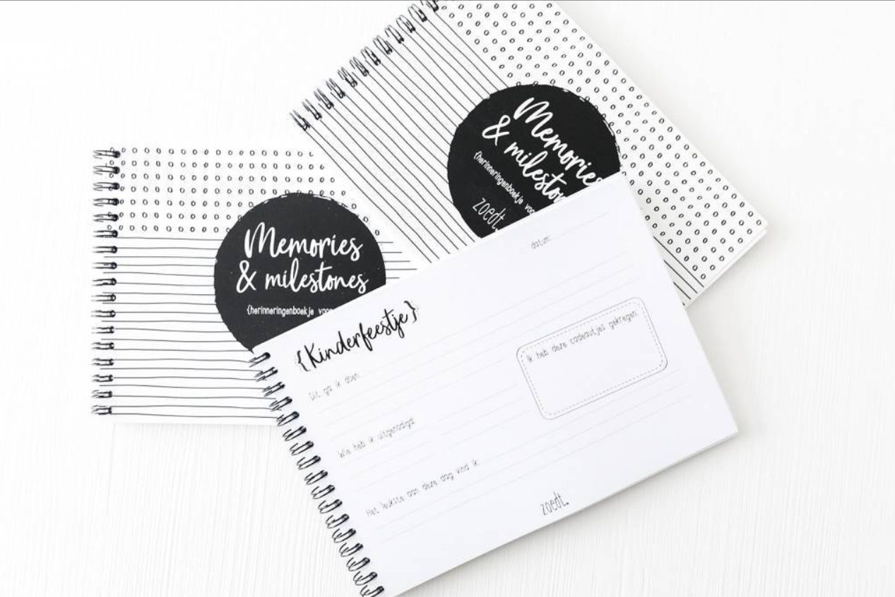 Memories en milestones - herinneringenboekje voor kids