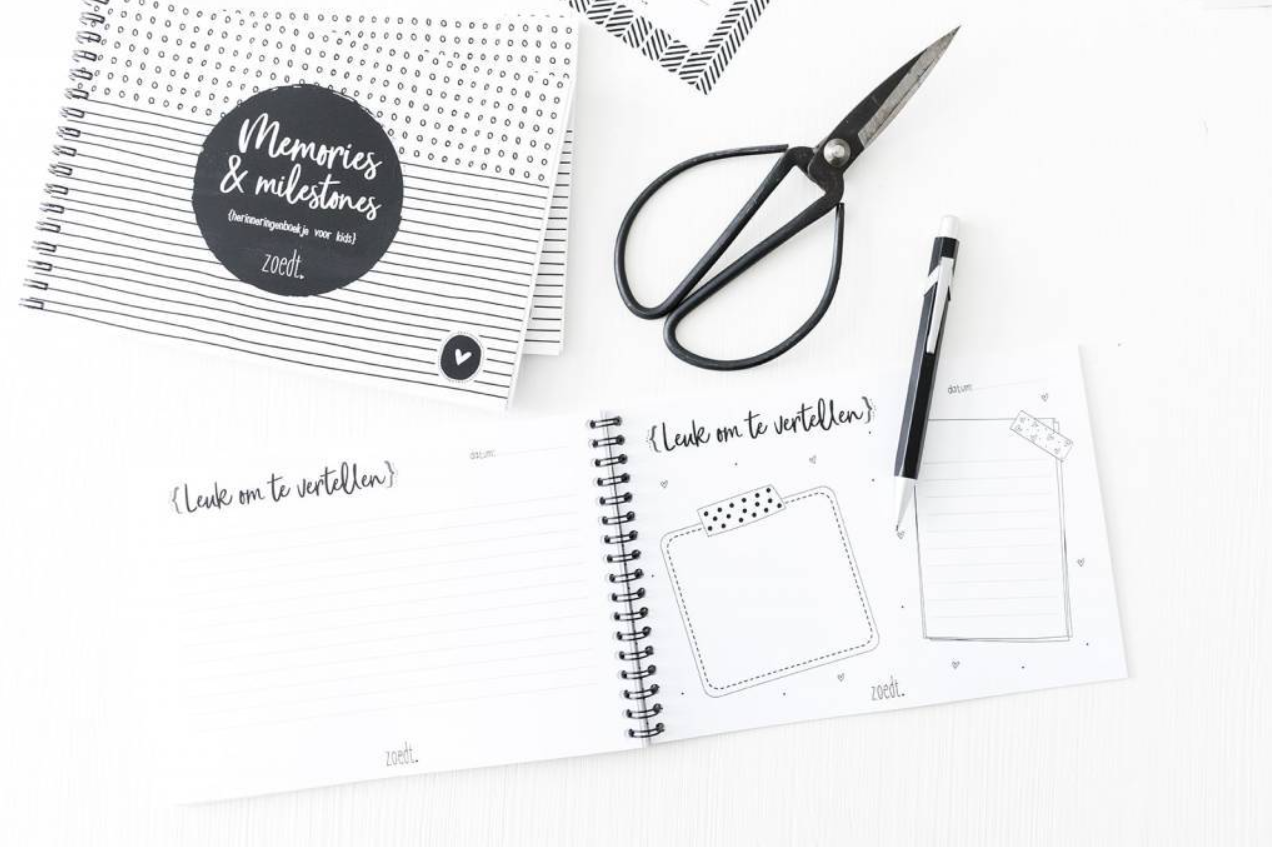 Memories en milestones - herinneringenboekje voor kids