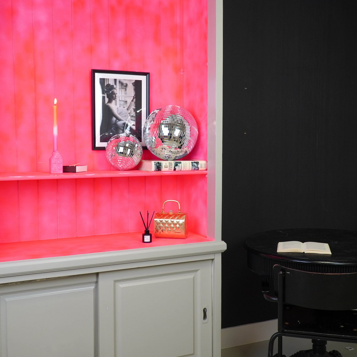 Kerstdecoratie - Kersthanger - Discobal - Schuim - Zilver - 20x20x20cm