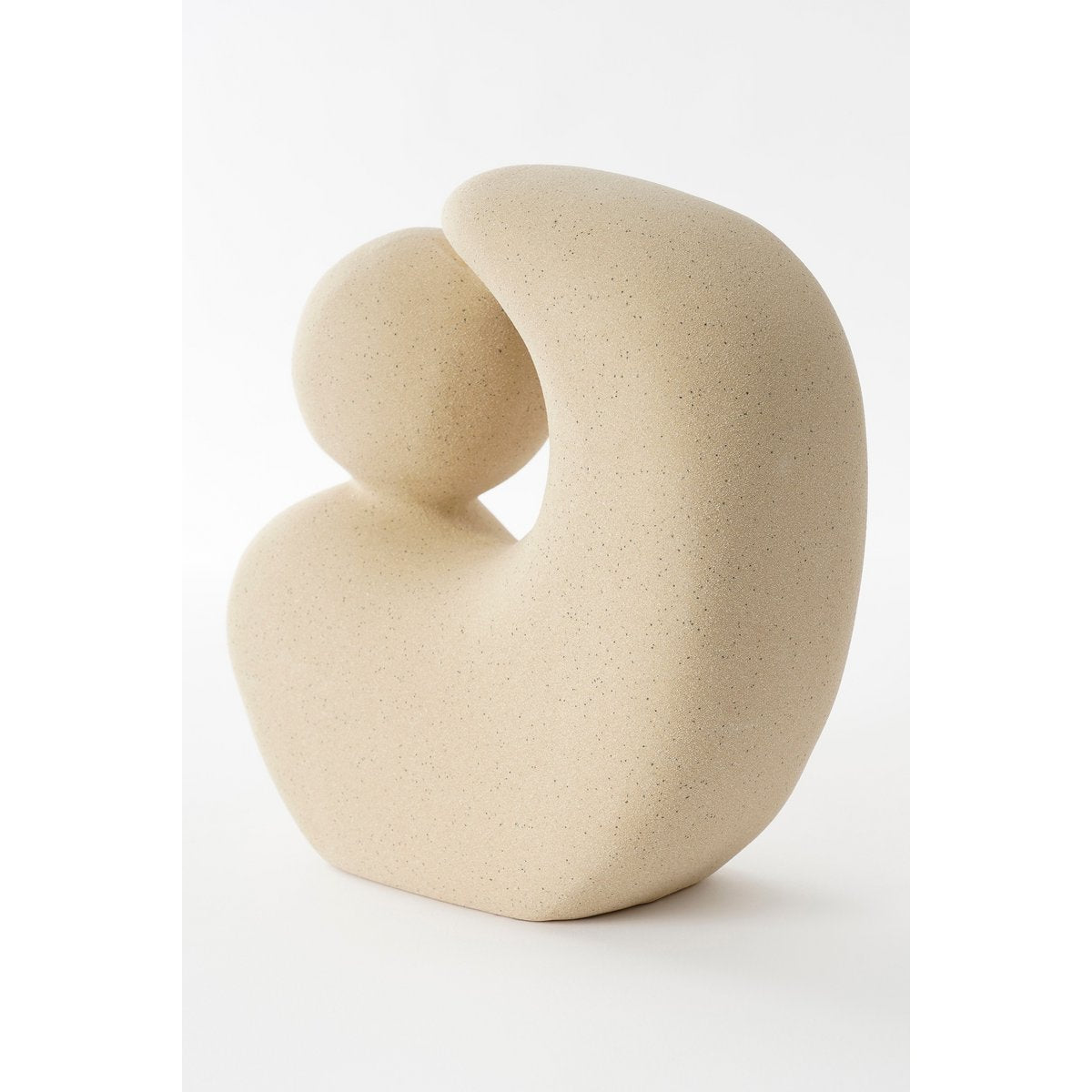 Home Woondecoratie - L21 x B9 x H20 cm - Keramiek - Beige