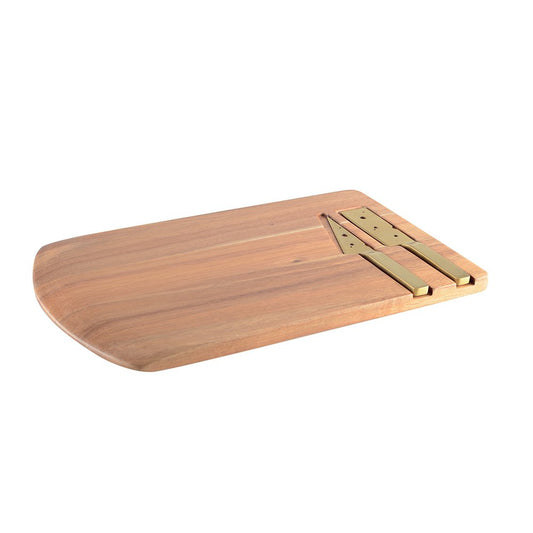 HOUTEN KAASSCHOTEL MET 2 MESSEN